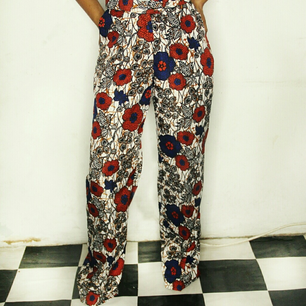 Ankara high waist pants